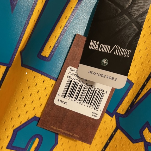 Vintage Chris Paul NOLA Mitchell & Ness Hardwood Classics jersey size small. - Picture 4 of 8
